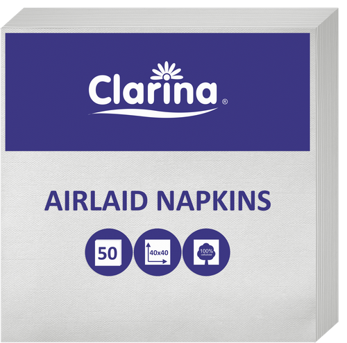 40x40 cm, 1w, białe, 50 szt (6103)