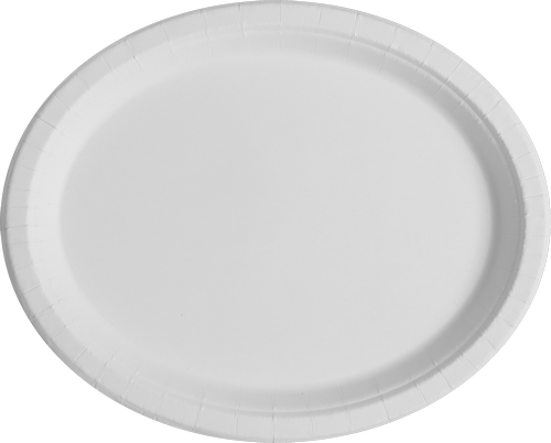 Oval plate 32 x 26 cm 50 pcs eco